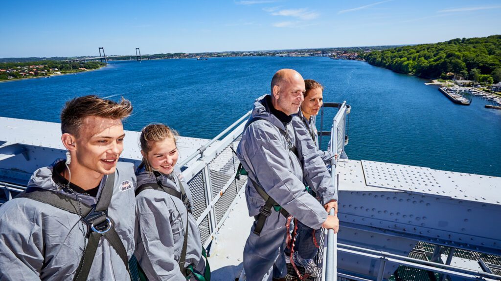 Velkomstsentret ved Bridge walking Lillebælt