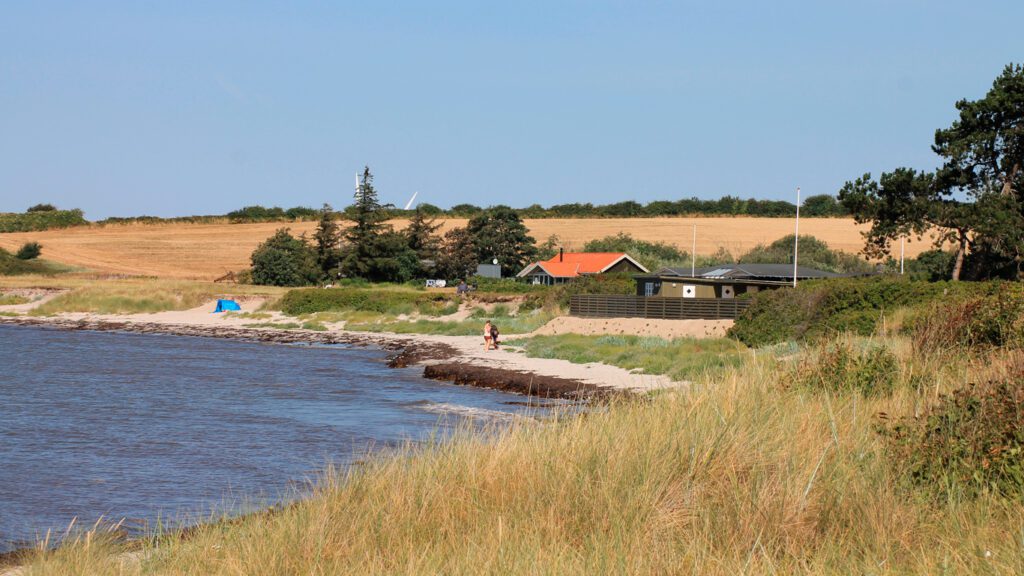 Den børnevenlige strand på Kegnæs - sommerhusudlejning på Kegnæs