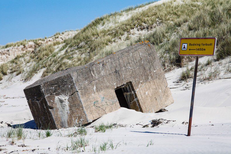 Bunkermuseum Hanstholm ved sjøen