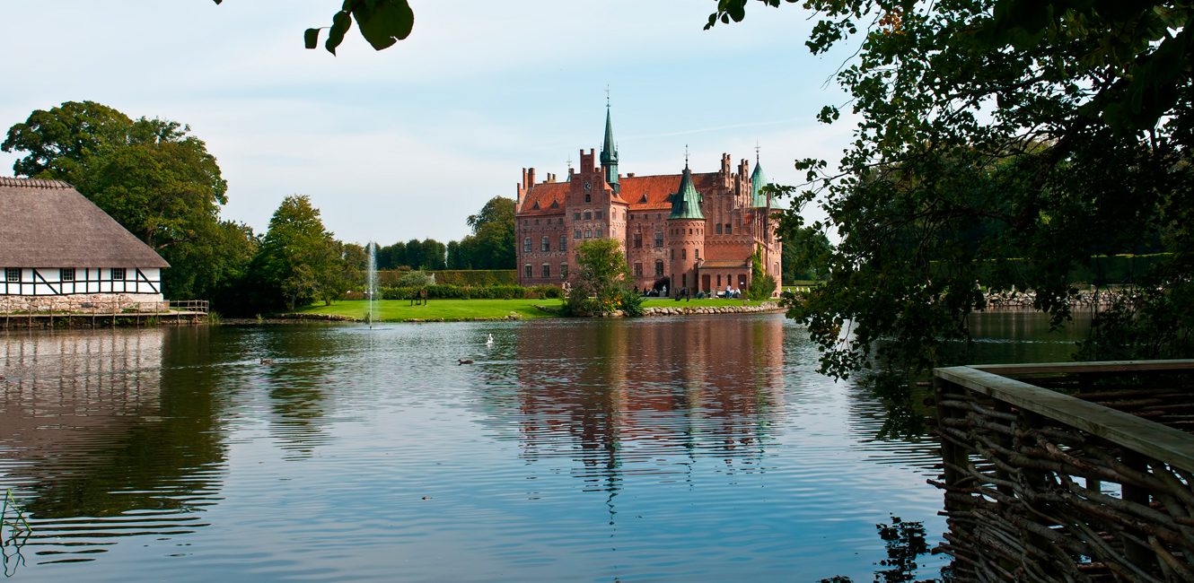Fasade på Egeskov Slot