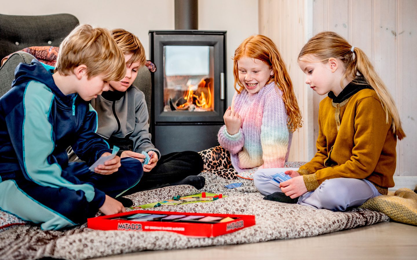Hygge i et feriehus