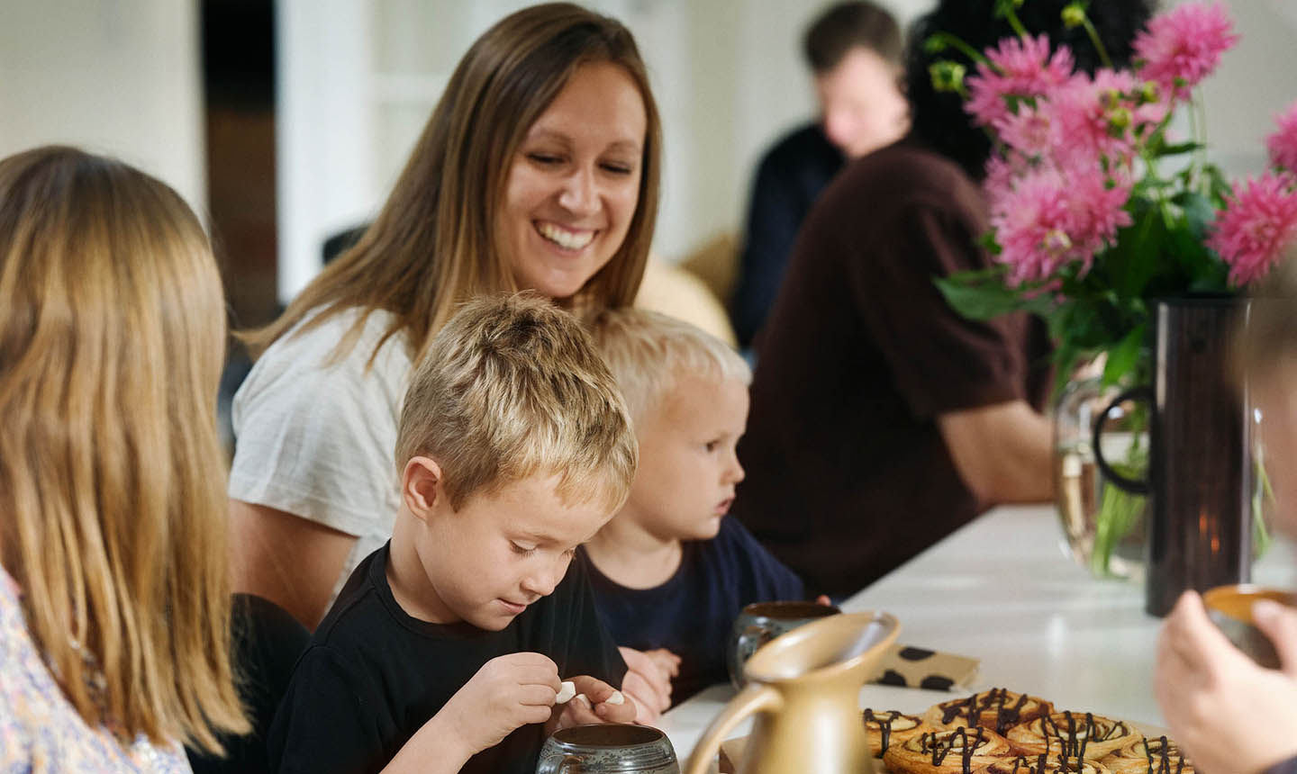 Hygge ved middagsbordet