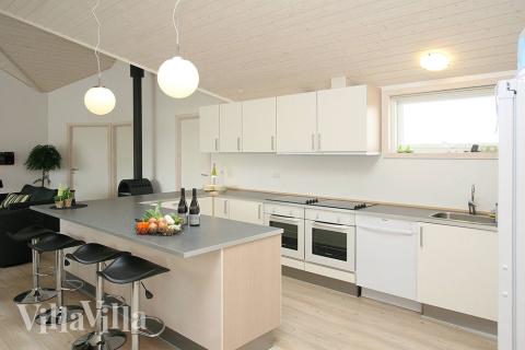 Kjøkkenet i luksushus nr. 195 er fullt utstyrt så dere lett kan lage mat til 20 personer.