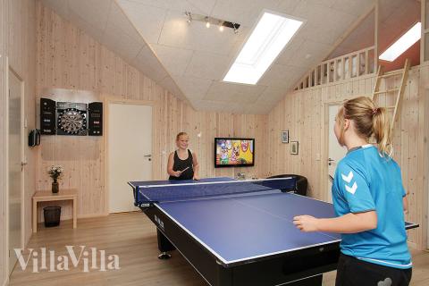 I tillegg til alle aktivitetsmulighetene i husets bassengavdeling, kan du også spille biljard, bordtennis og dart i luksushus nr. 270