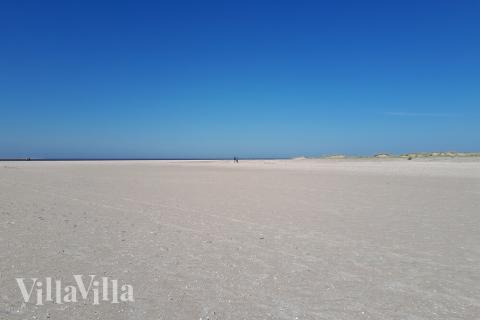 Den flotte stranden nær luksushus nr. 182 ved Sydjylland.