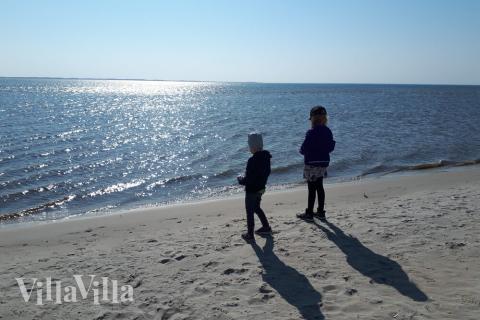 Stranden nær luksushus nr. 182.