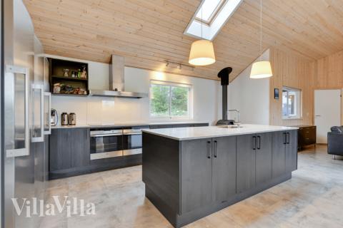 Kjøkkenet i luksushus nr. 231 er godt innrettet.