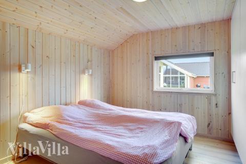 Et av de 5 soverommene i luksushus nr. 264 i Sydjylland.