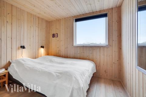 Et av de 7 soverommene i luksushus nr. 234 i Sydjylland.