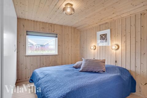 Et av de 5 soverommene i luksushus nr. 262 i Sydjylland.