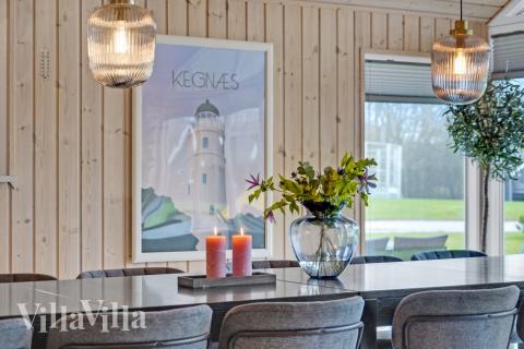 Oppholdsrom med plass til 14 i luksushus nr. 262.