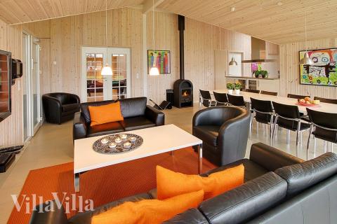 Luksushus nr. 254 har et flott oppholdsrom.