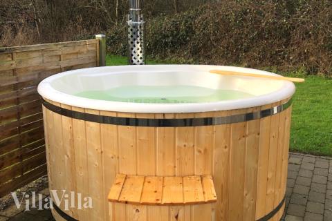 Stort utvalg av utendørsaktiviteter ved luksushus nr. 255 i Sydjylland.