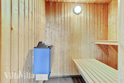 Nyt varmen i badstuen i luksushus nr. 280 til 18 personer