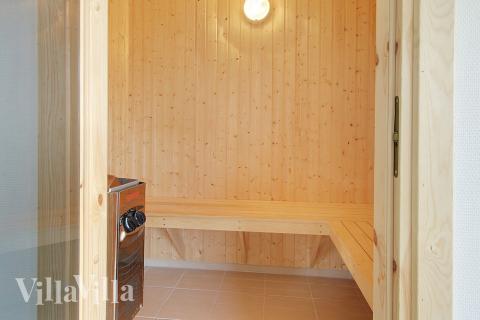 Nyt varmen i badstuen i luksushus nr. 298 til 20 personer