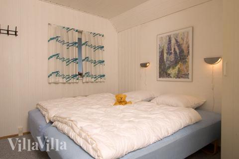 Et av de 7 soverommene i luksushus nr. 165 i Sydjylland.