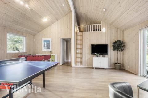 Luksushus nr. 197 til 22 personer tilbyr et stort aktivitetsrom med bl.a. biljard og dart