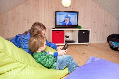 Noen av de 24 soveplassene i luksushus nr. 288 finnes på hems