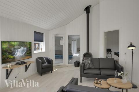 Luksushus nr. 207 har et flott oppholdsrom.