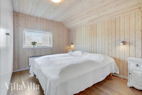 Et av de 4 soverommene i luksushus nr. 232 i Lolland/Falster/Møn.