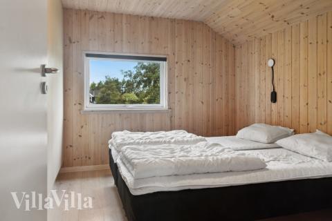 Et av de 5 soverommene i luksushus nr. 212 i Lolland/Falster/Møn.