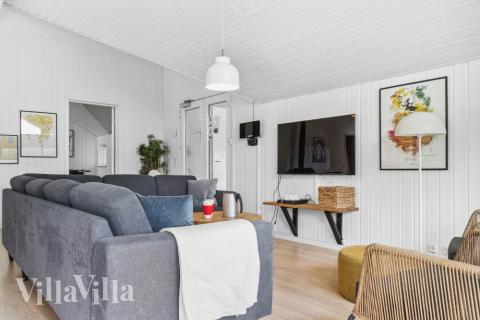 Sofakroken i luksushus nr. 212 i Lolland/Falster/Møn.