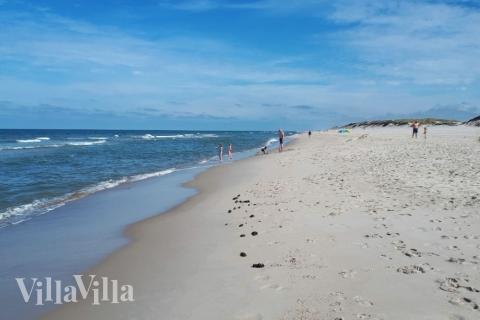Den flotte stranden nær luksushus nr. 294 ved Vestjylland.