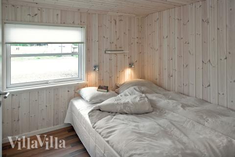 Et av de 6 soverommene i luksushus nr. 214 i Lolland/Falster/Møn.