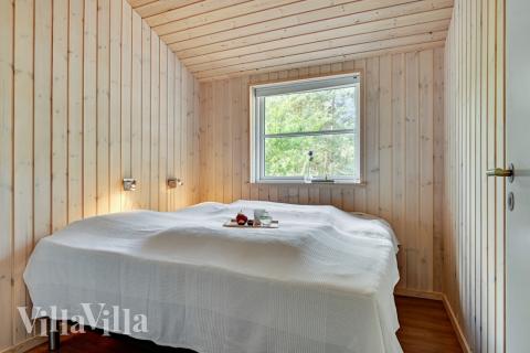 Et av de 8 soverommene i luksushus nr. 247 i Østjylland.