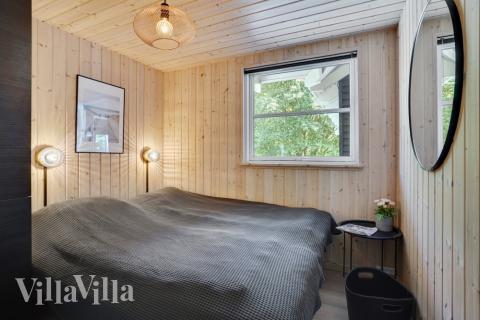 Et av de 6 soverommene i luksushus nr. 277 i Nordsjælland.