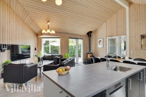 Sofakroken i luksushus nr. 277 i Nordsjælland.