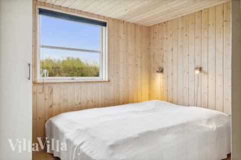 Et av de 9 soverommene i luksushus nr. 202 i Lolland/Falster/Møn.