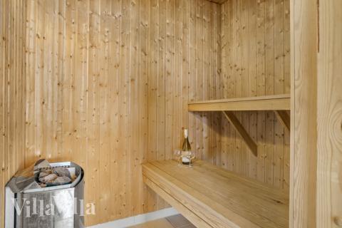 Nyt varmen i badstuen i luksushus nr. 276 til 18 personer