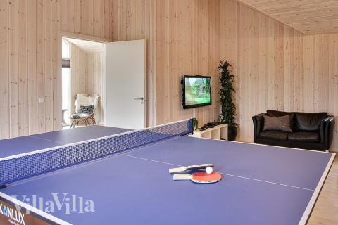 I tillegg til alle aktivitetsmulighetene i husets bassengavdeling, kan du også spille biljard, bordtennis og dart i luksushus nr. 274