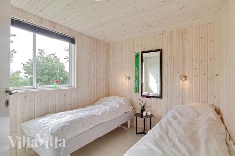 Et av de 6 soverommene i luksushus nr. 301 i Fyn og øyer.