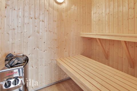 Nyt varmen i badstuen i luksushus nr. 287 til 18 personer