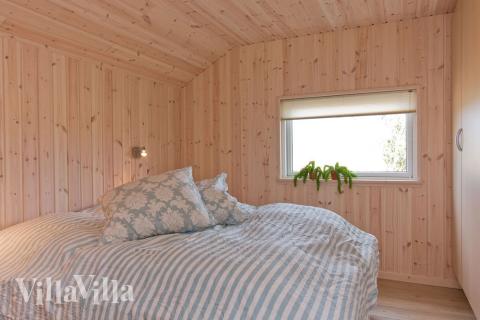 Et av de 5 soverommene i luksushus nr. 159 i Lolland/Falster/Møn.