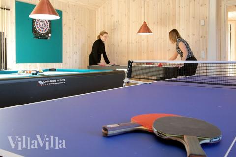 Luksushus nr. 184 til 22 personer tilbyr et stort aktivitetsrom med bl.a. biljard og dart