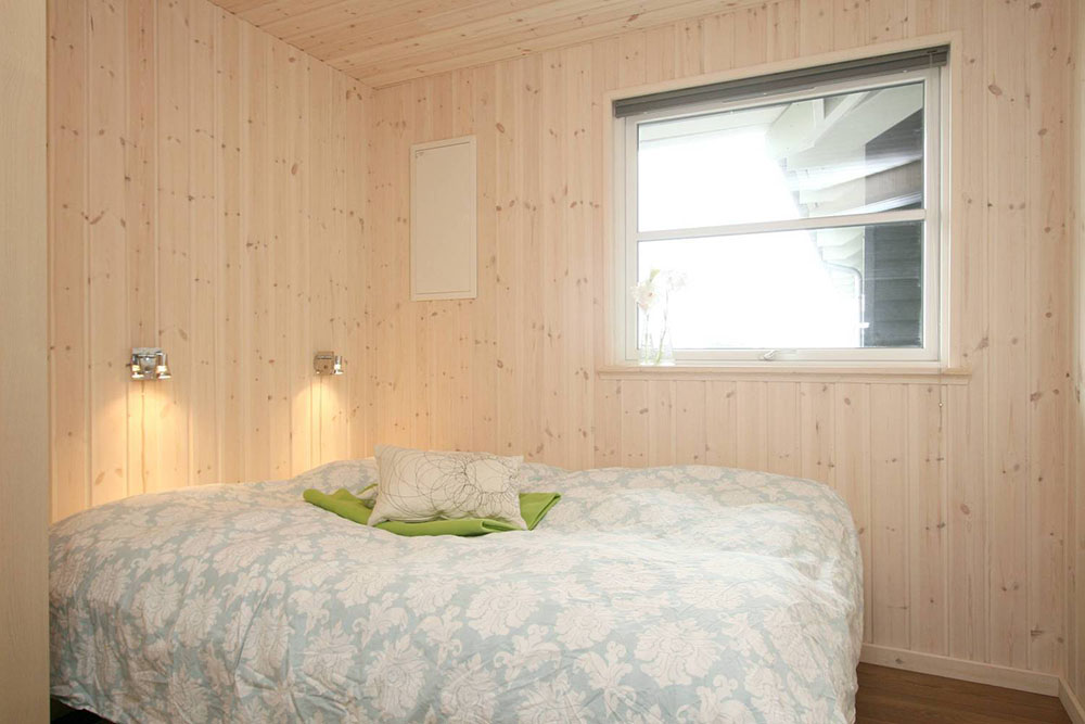 Et av de 6 soverommene i luksushus nr. 222 i Lolland/Falster/Møn.