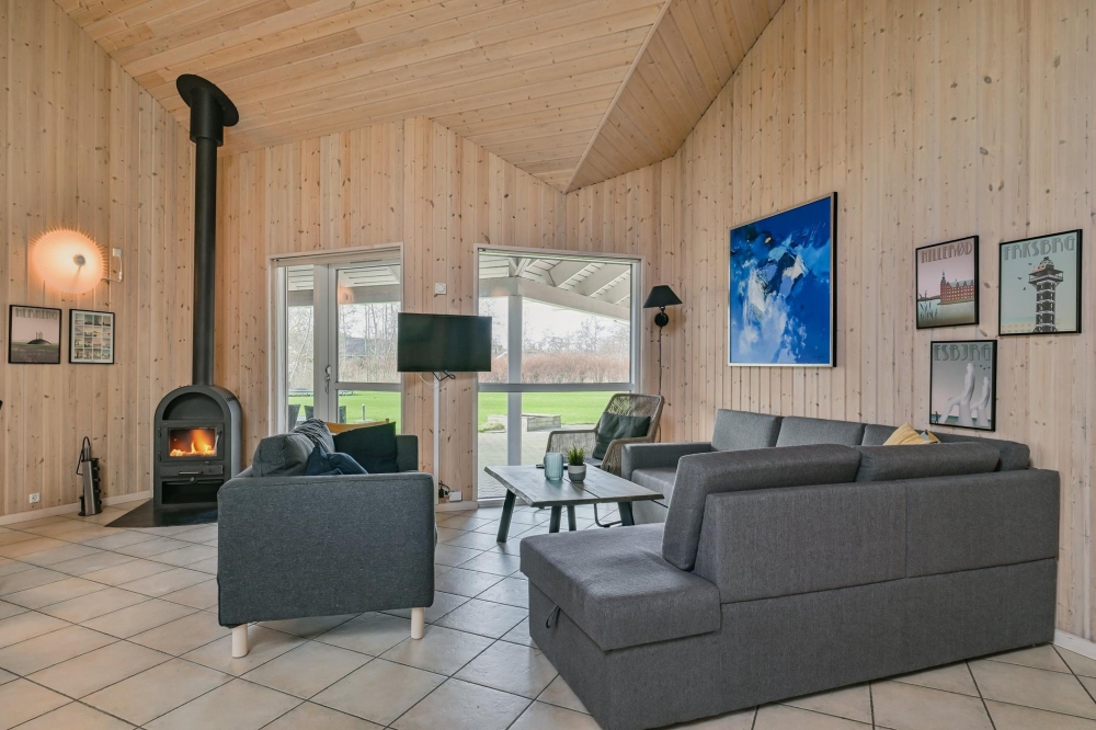 Sofakroken i luksushus nr. 222 i Lolland/Falster/Møn.