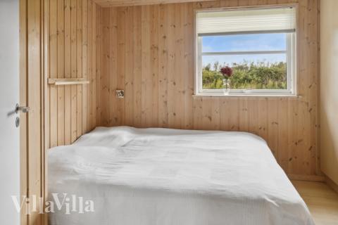 Et av de 9 soverommene i luksushus nr. 208 i Lolland/Falster/Møn.