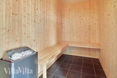 Nyt varmen i badstuen i luksushus nr. 253 til 20 personer