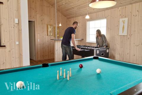 Aktivitetsrom i luksushus nr. 253 med 7 soverom og plass til 20 personer.