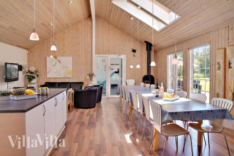 Kjøkkenet i luksushus nr. 253 er godt innrettet.