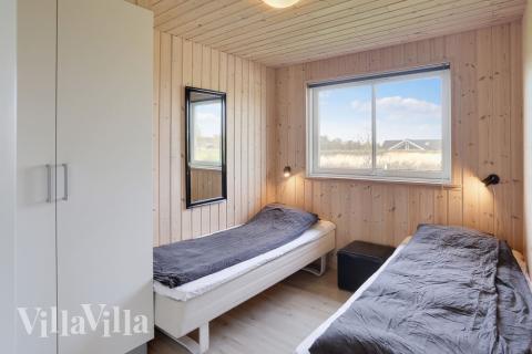 Et av de 7 soverommene i luksushus nr. 272 i Lolland/Falster/Møn.