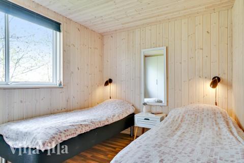 Et av de 7 soverommene i luksushus nr. 285 i Lolland/Falster/Møn.