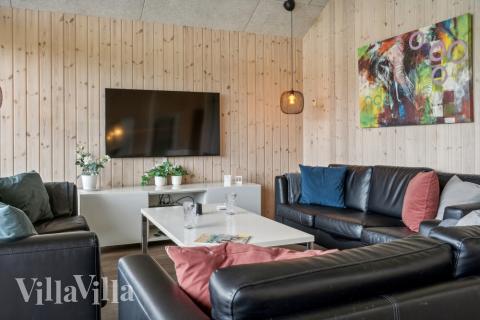 Sofakroken i luksushus nr. 306 i Lolland/Falster/Møn.