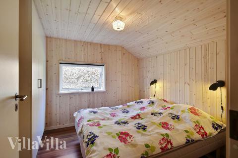 Et av de 5 soverommene i luksushus nr. 312 i Nordsjælland.