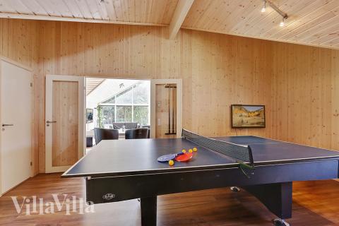 Luksushus nr. 312 til 14 personer tilbyr et stort aktivitetsrom med bl.a. biljard og dart