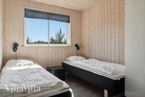 Et av de 8 soverommene i luksushus nr. 314 i Lolland/Falster/Møn.